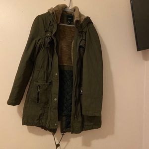Army Green Winter Coat